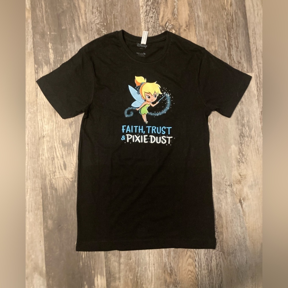 NWOT, Disneys Tinkerbell Black Women’s Tee Shirt